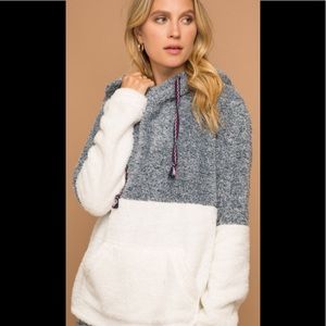 Cozy pull over sweatshirt